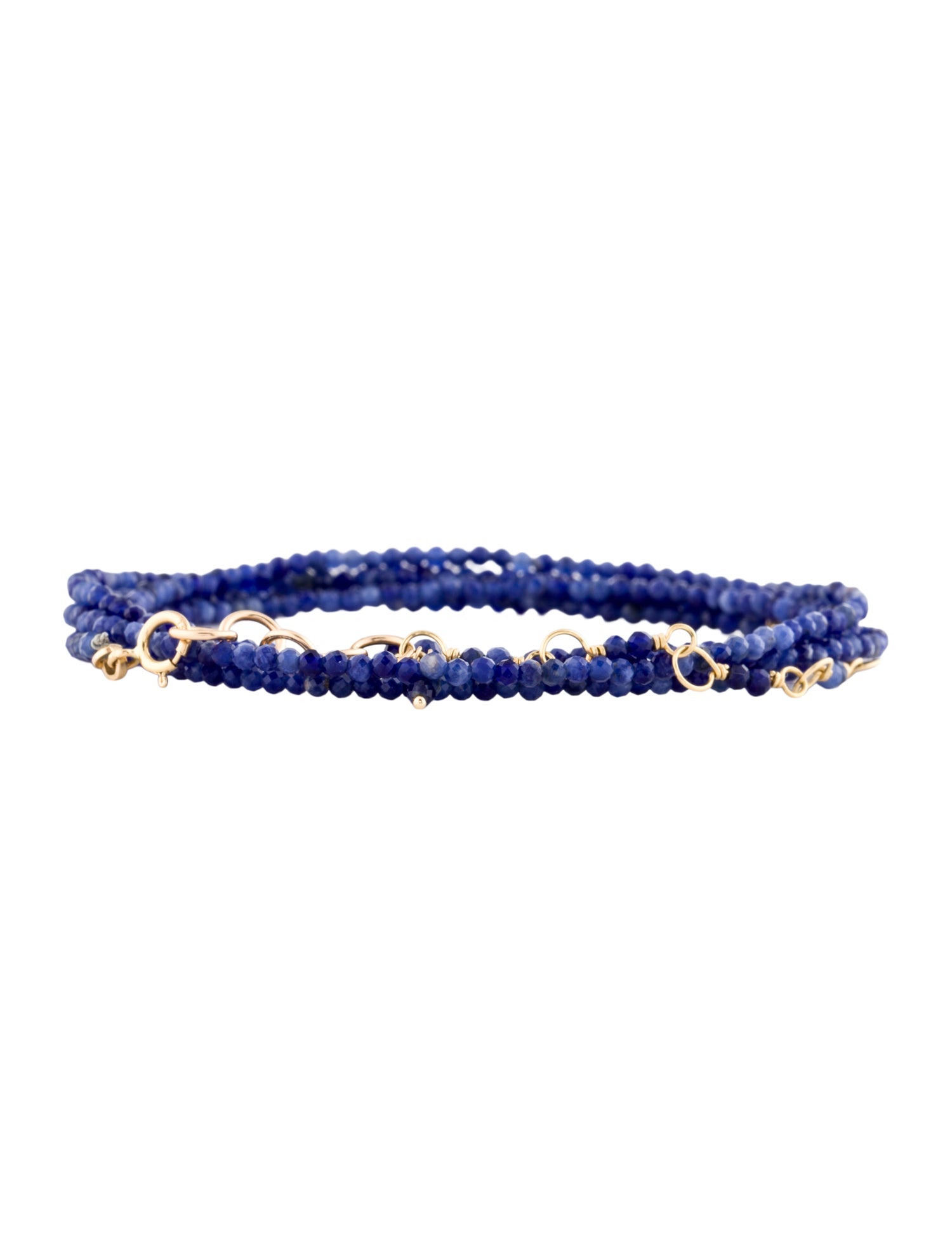 Anne Sportun 18K Lapis Wrap Bracelet - Necklace