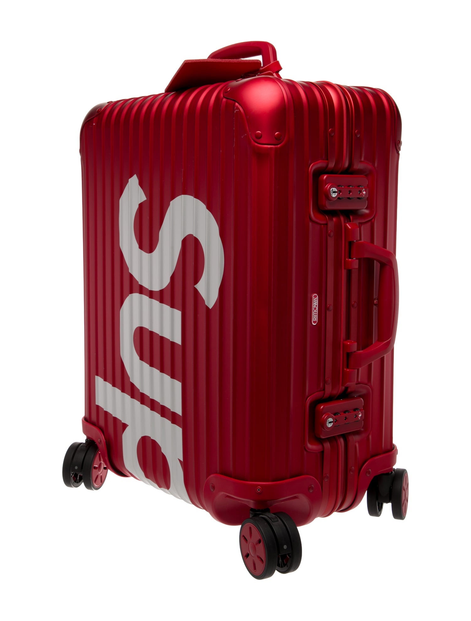 Supreme x Rimowa Carry-On Topas Multiwheel 45L