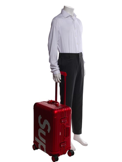 Supreme x Rimowa Carry-On Topas Multiwheel 45L