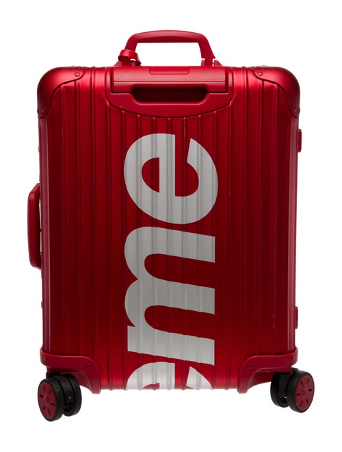 Supreme x Rimowa Carry-On Topas Multiwheel 45L