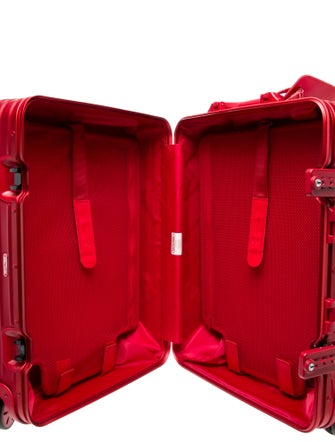 Supreme x Rimowa Carry-On Topas Multiwheel 45L