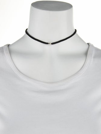 Scosha Diamond & Cord Classic Choker Necklace