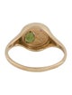 Scosha 10K Tourmaline, Ruby, & Diamond Night Market Round Signet Ring