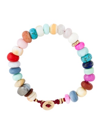 Scosha 10K Glass, Multistone & Diamond Candy Gem Bracelet