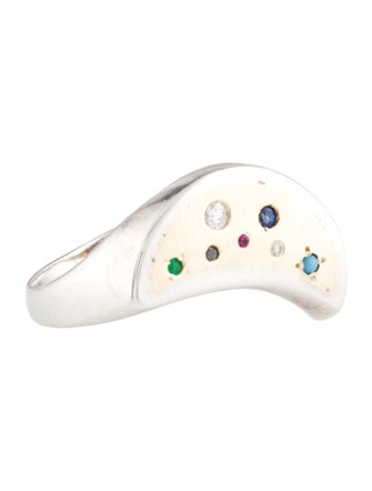 Scosha Multistone Moon Ring