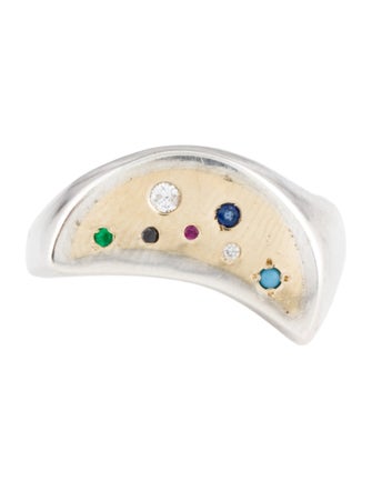 Scosha Multistone Moon Ring