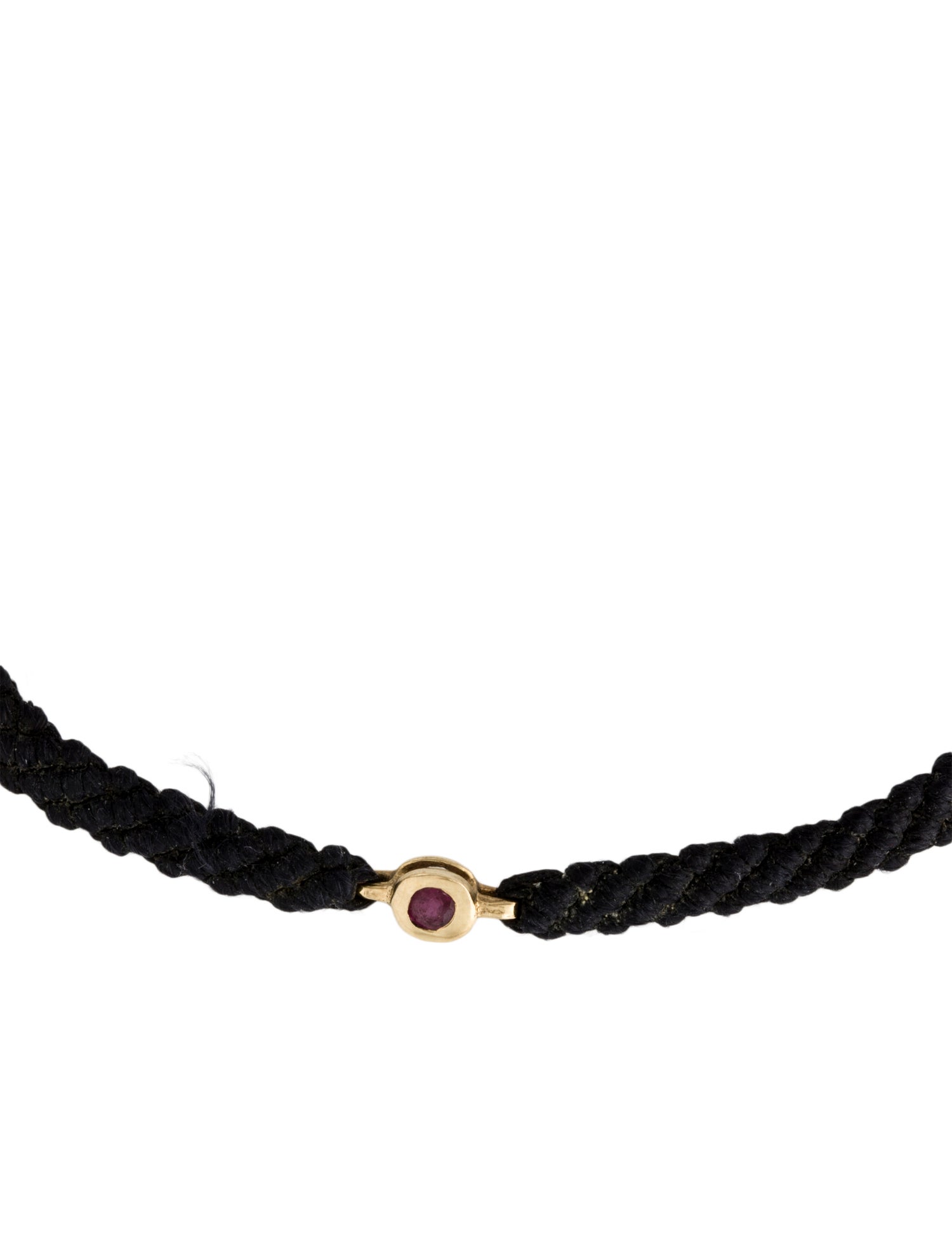 Scosha 14K Ruby Classic Woven Wrap Bracelet