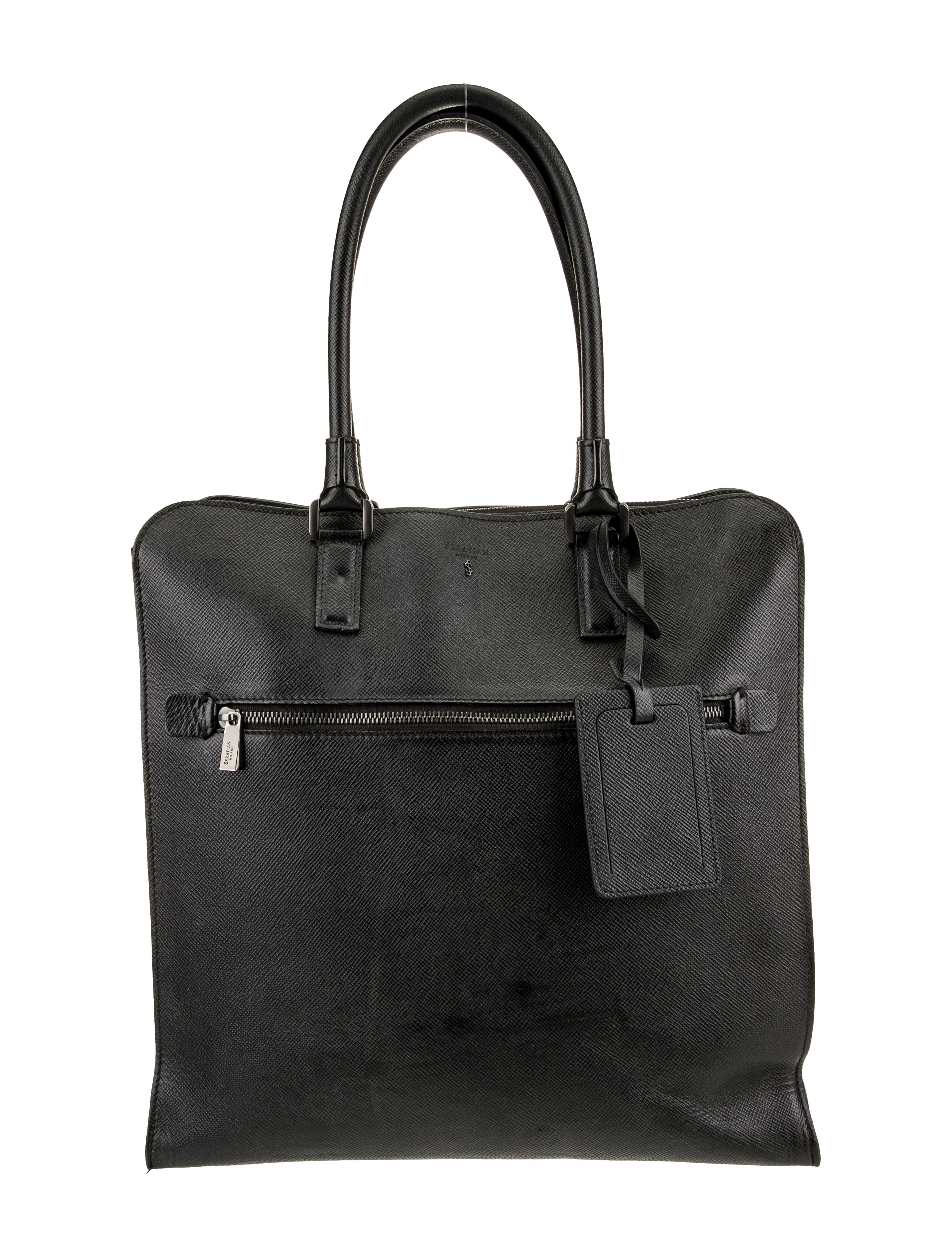 Serapian Leather Messenger Bag