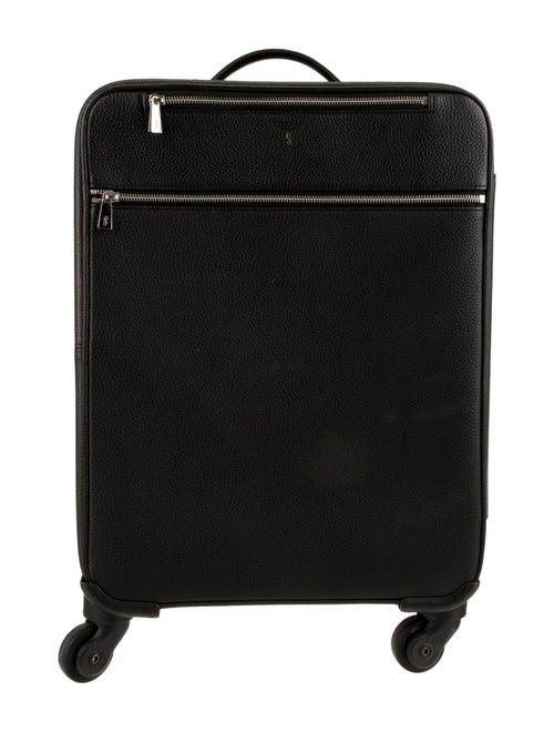 Serapian Leather Travel Suitcase