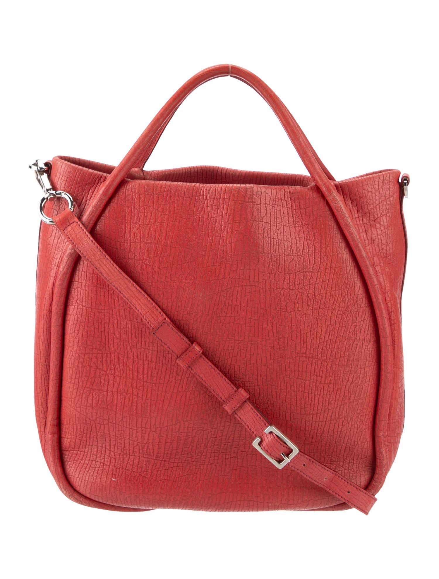 Serapian Leather Top Handle Bag