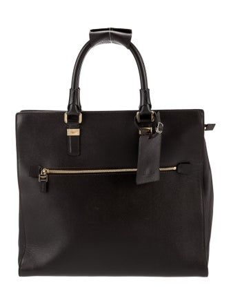 Serapian Saffiano Leather Tote