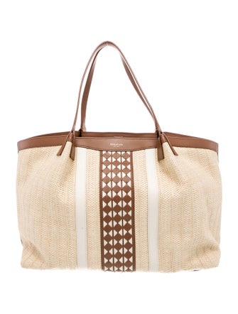 Serapian Raffia Tote