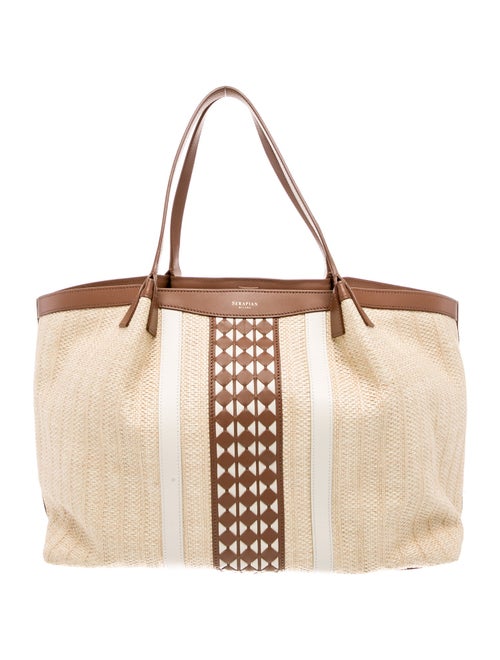 Serapian Raffia Tote