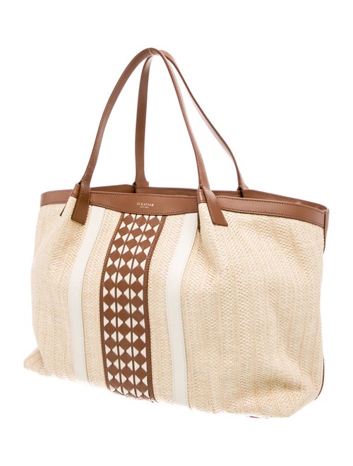 Serapian Raffia Tote