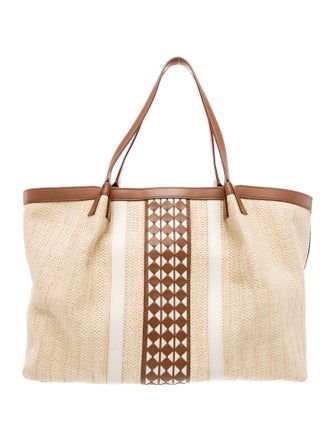 Serapian Raffia Tote