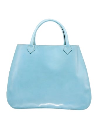 Serapian Leather Top Handle Bag