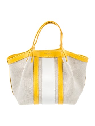 Serapian Canvas Top Handle Bag