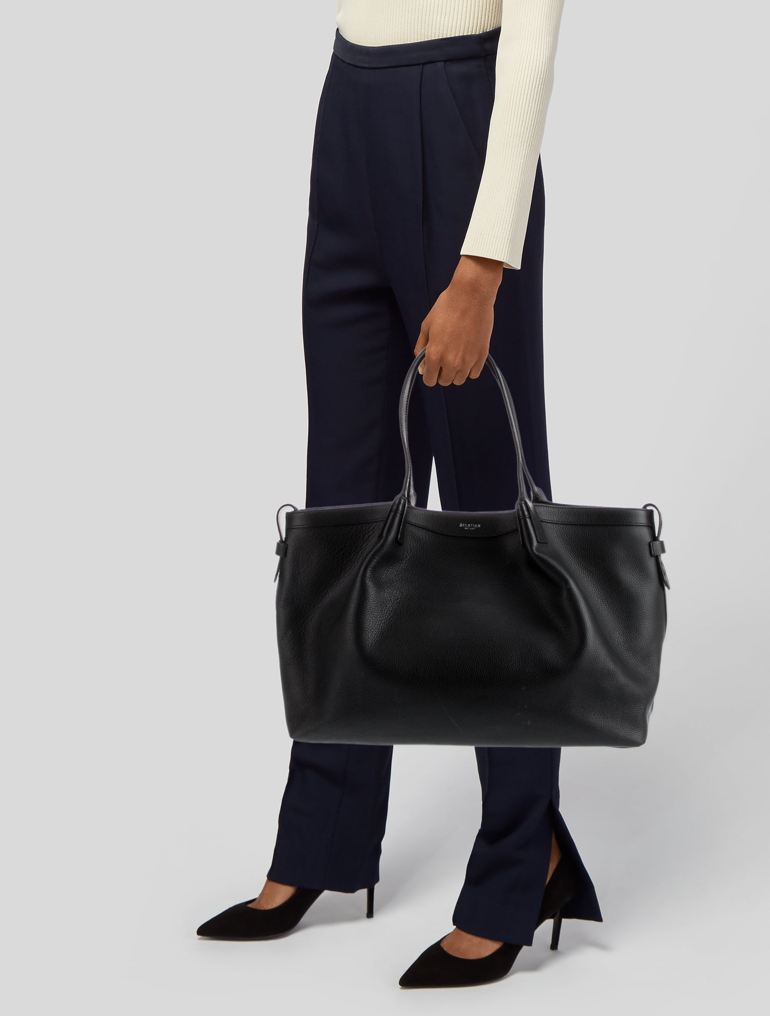 Serapian Leather Tote