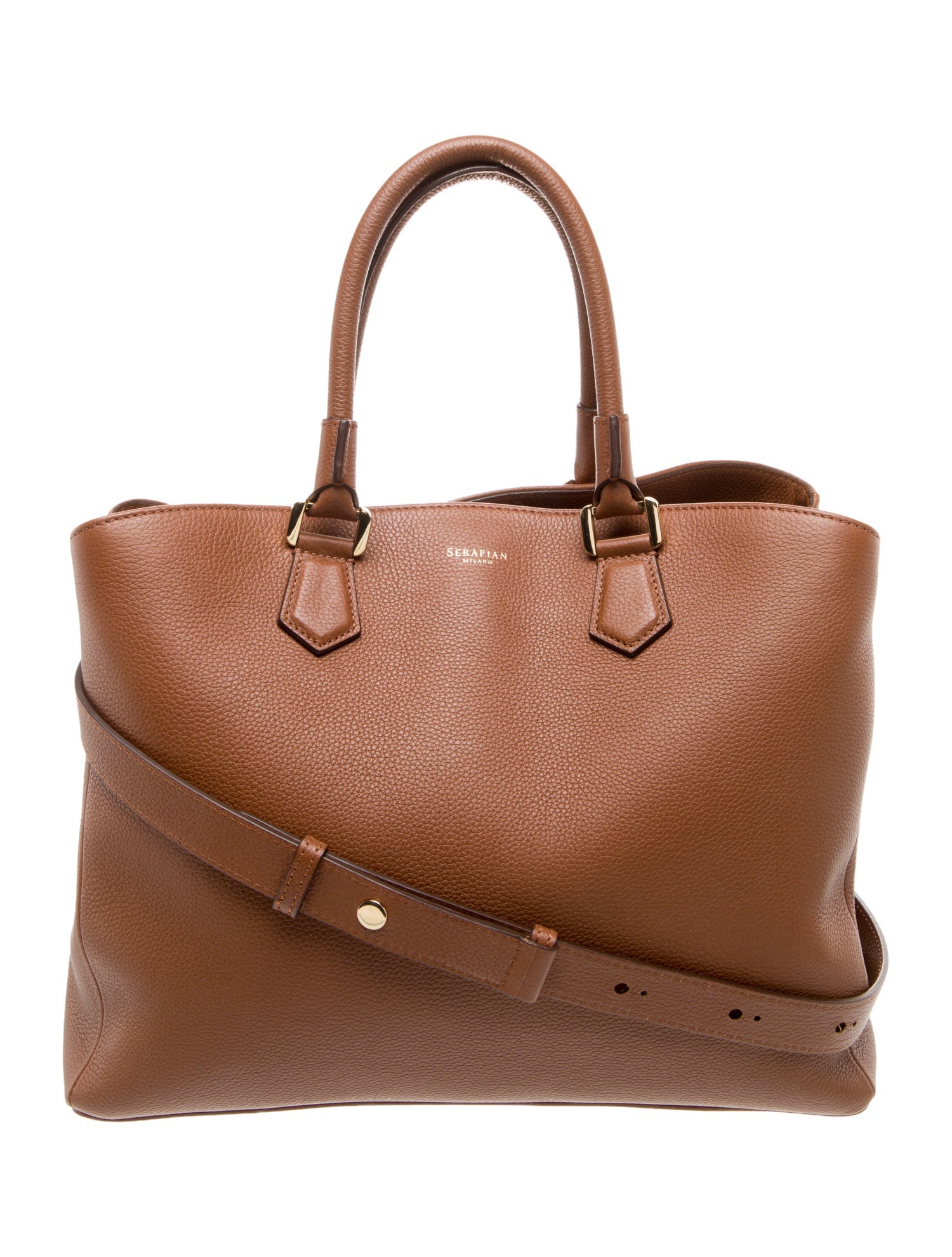 Serapian Leather Shoulder Bag