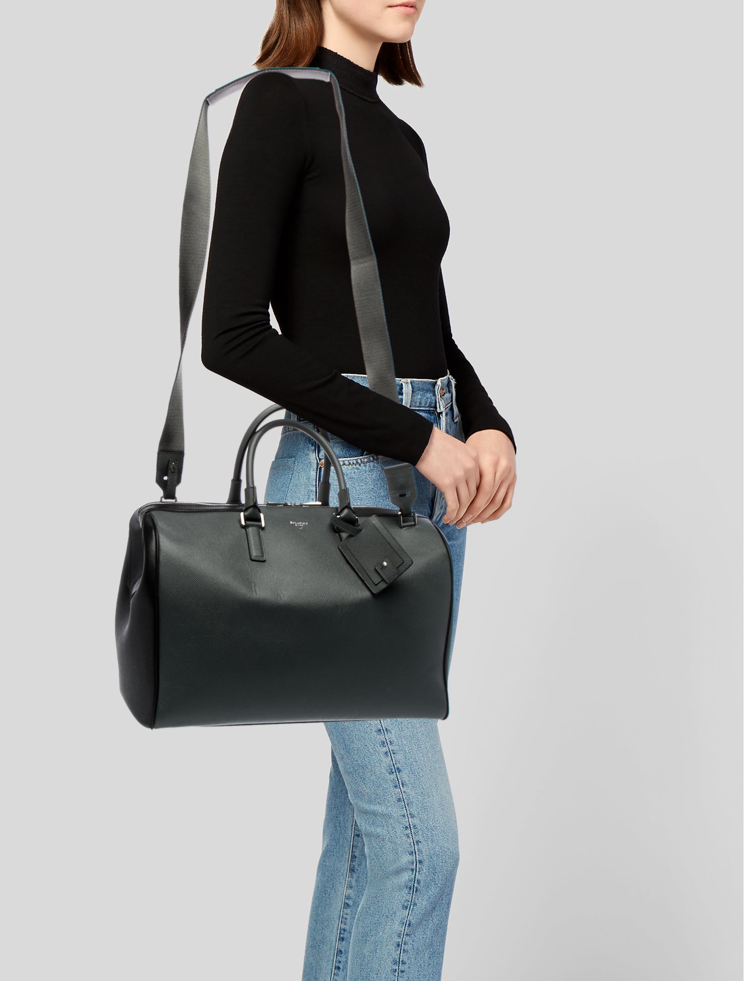 Serapian Leather Shoulder Bag