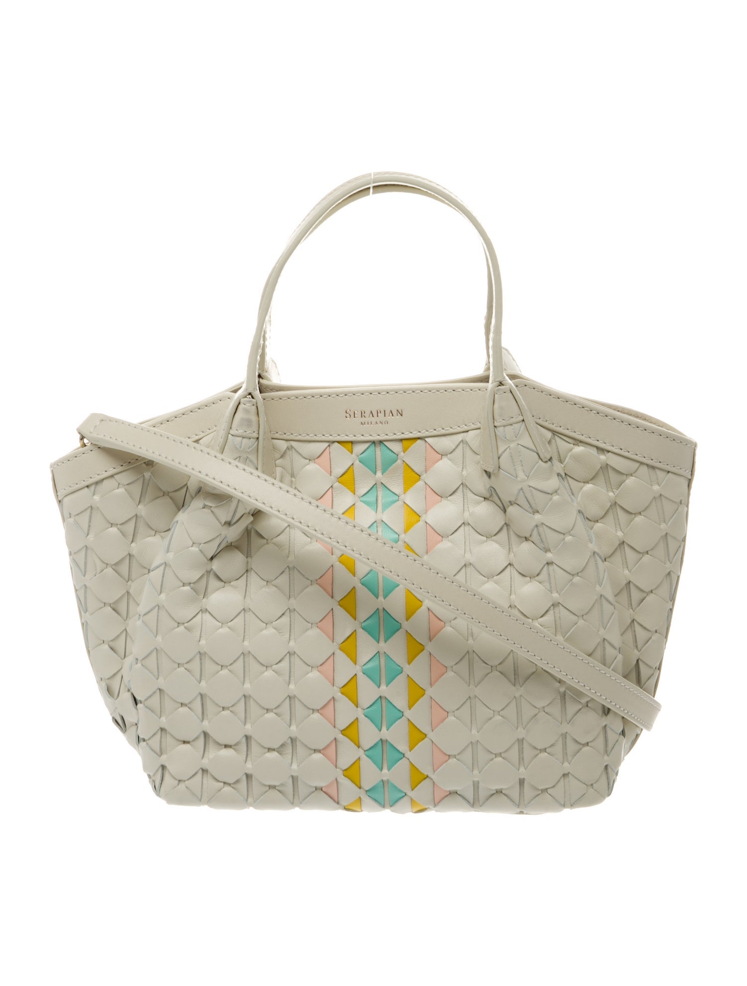 Serapian Leather Top Handle Bag w/ Tags