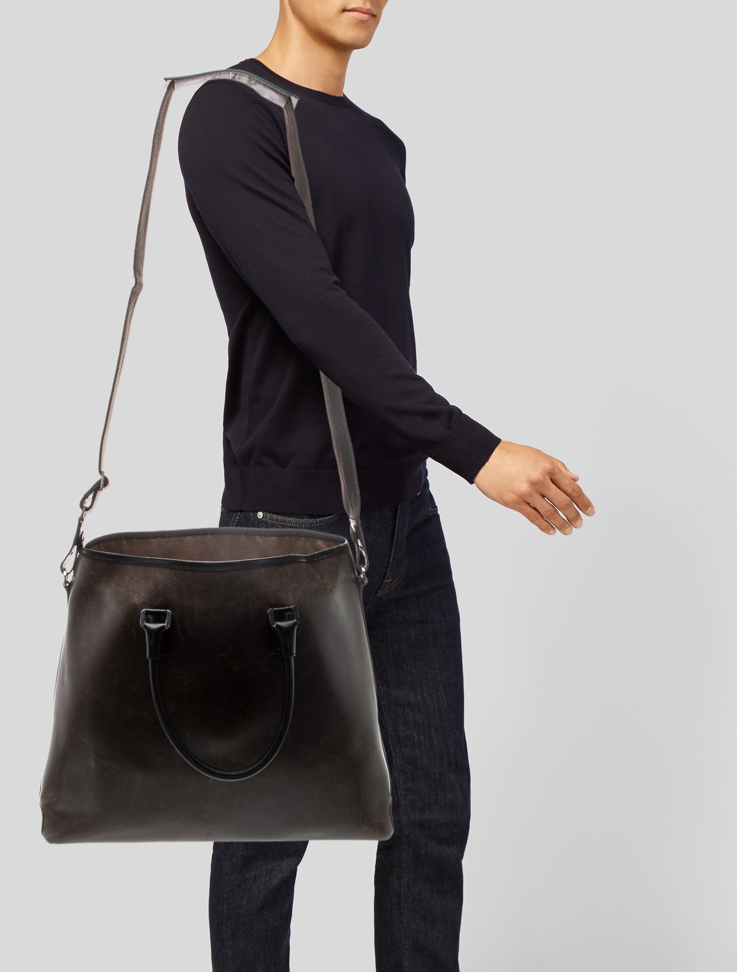 Serapian Leather Tote
