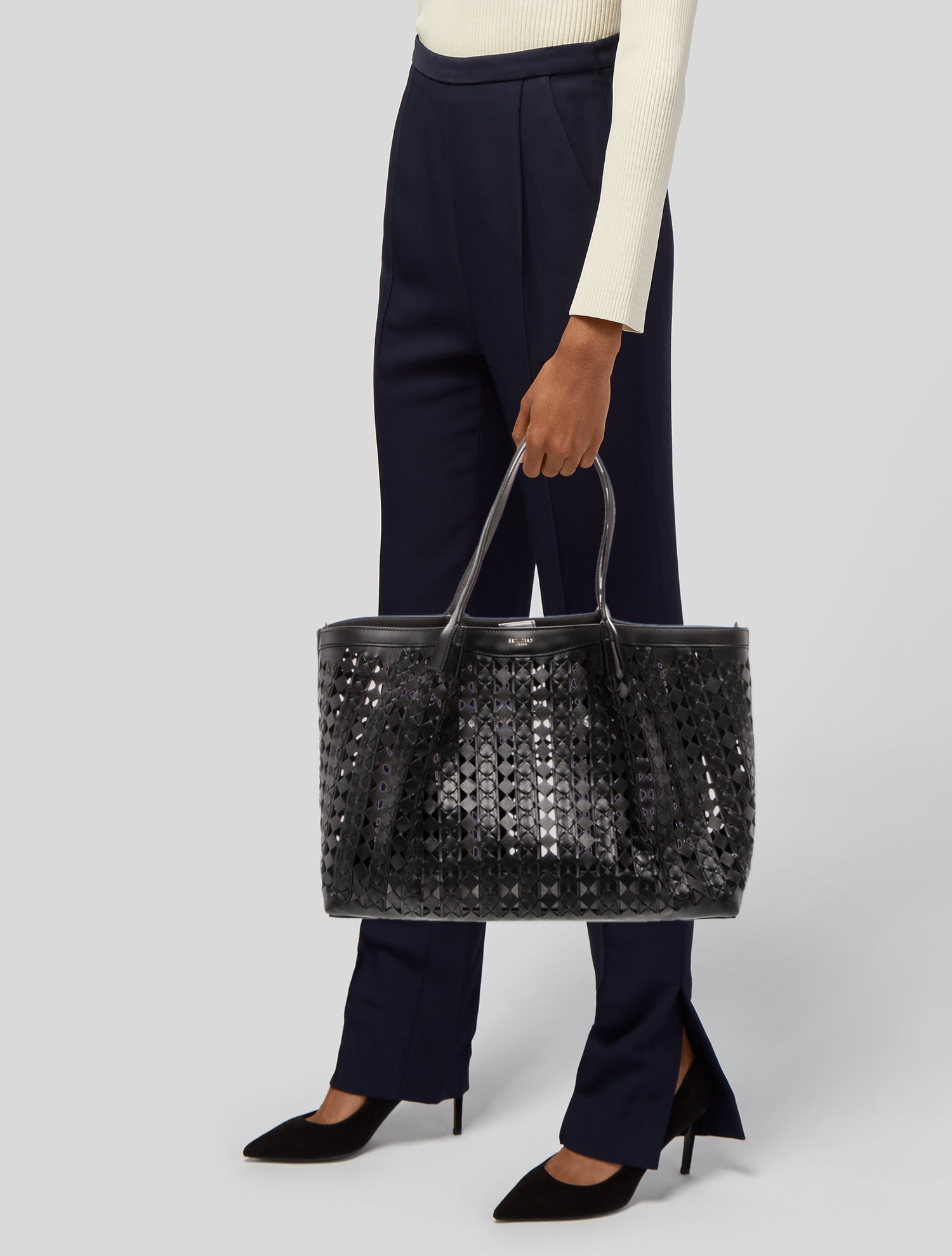 Serapian Leather Tote