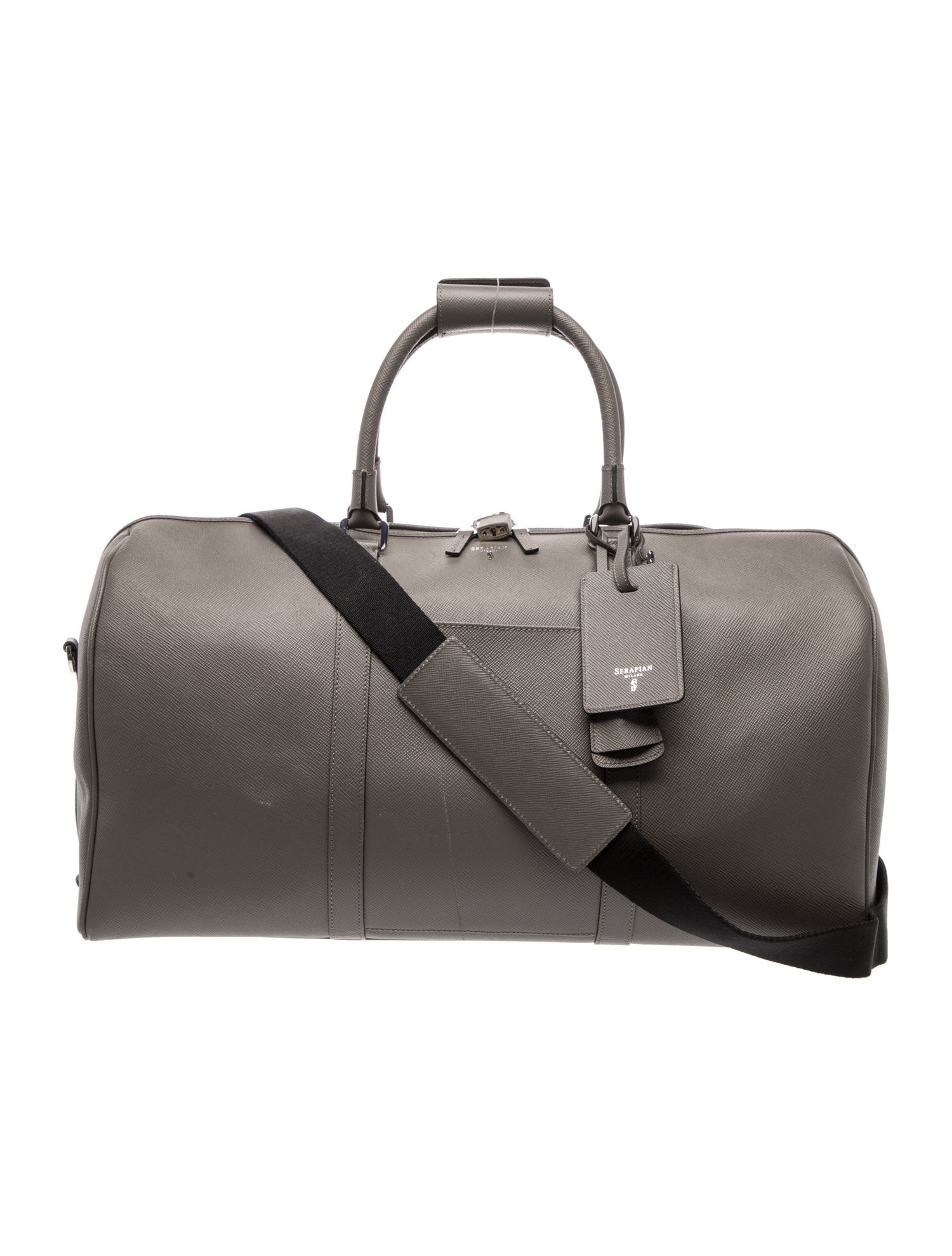 Serapian Leather Weekender Bag