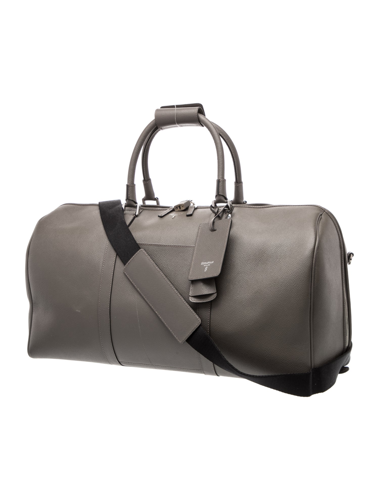 Serapian Leather Weekender Bag