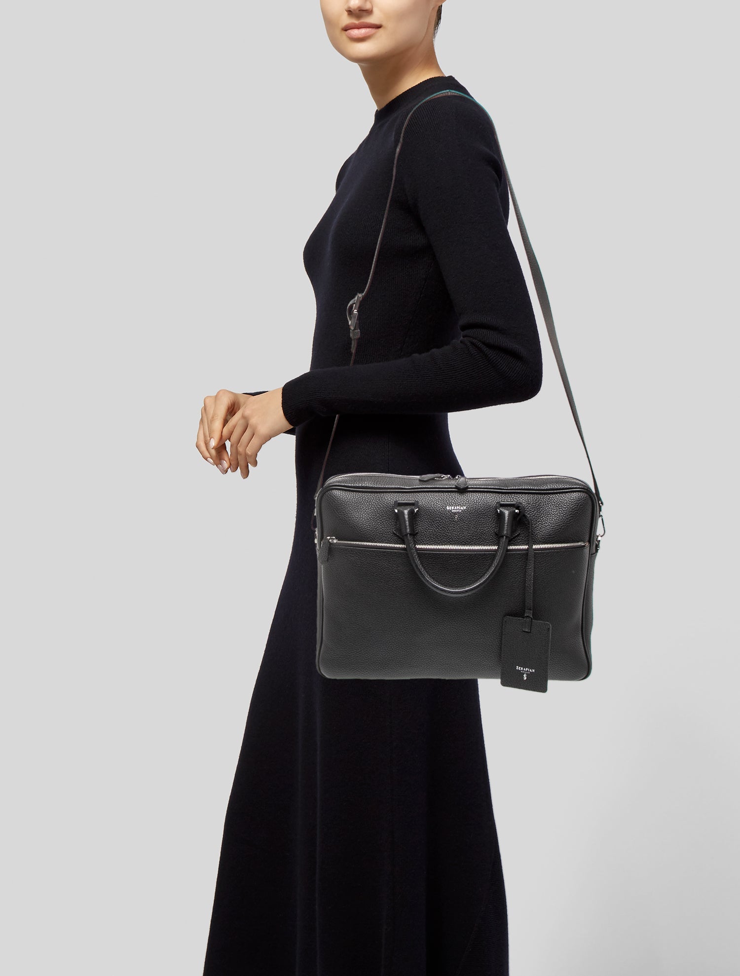 Serapian Leather Briefcase