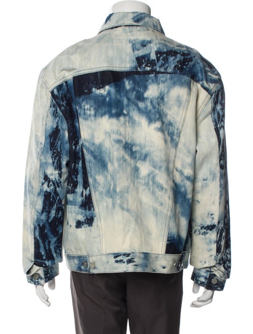 S.R. Studio. LA. CA. Soto Tie-Dye Print Denim Jacket