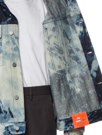 S.R. Studio. LA. CA. Soto Tie-Dye Print Denim Jacket