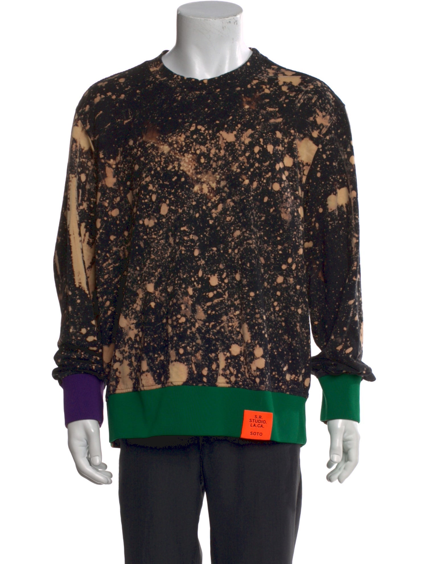 S.R. Studio. LA. CA. Printed Crew Neck Sweatshirt