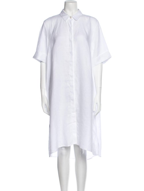 Sartoria Saracena Linen Knee-Length Dress