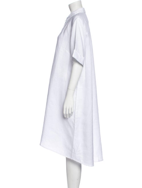 Sartoria Saracena Linen Knee-Length Dress