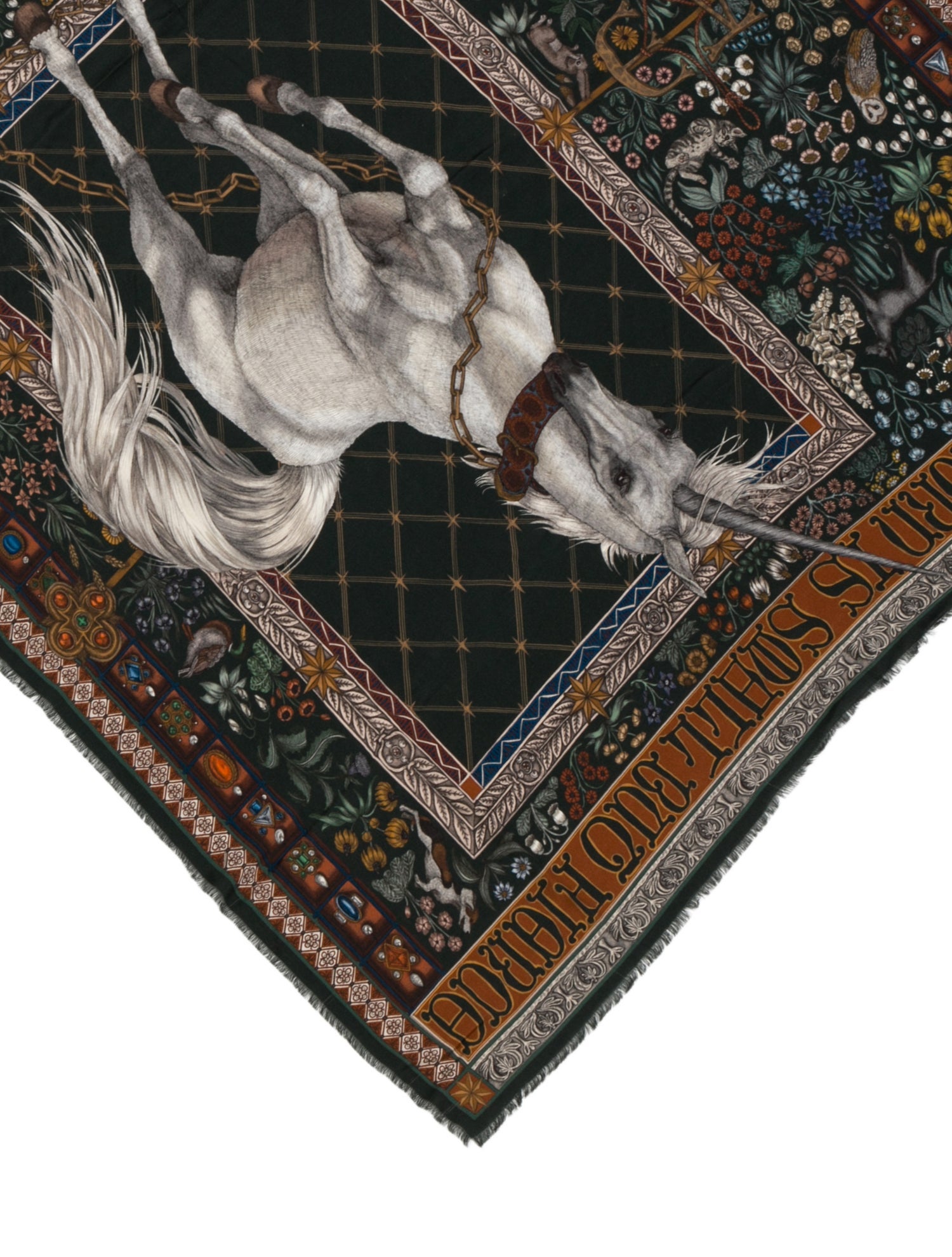 Sabina Savage Wool Printed Scarf