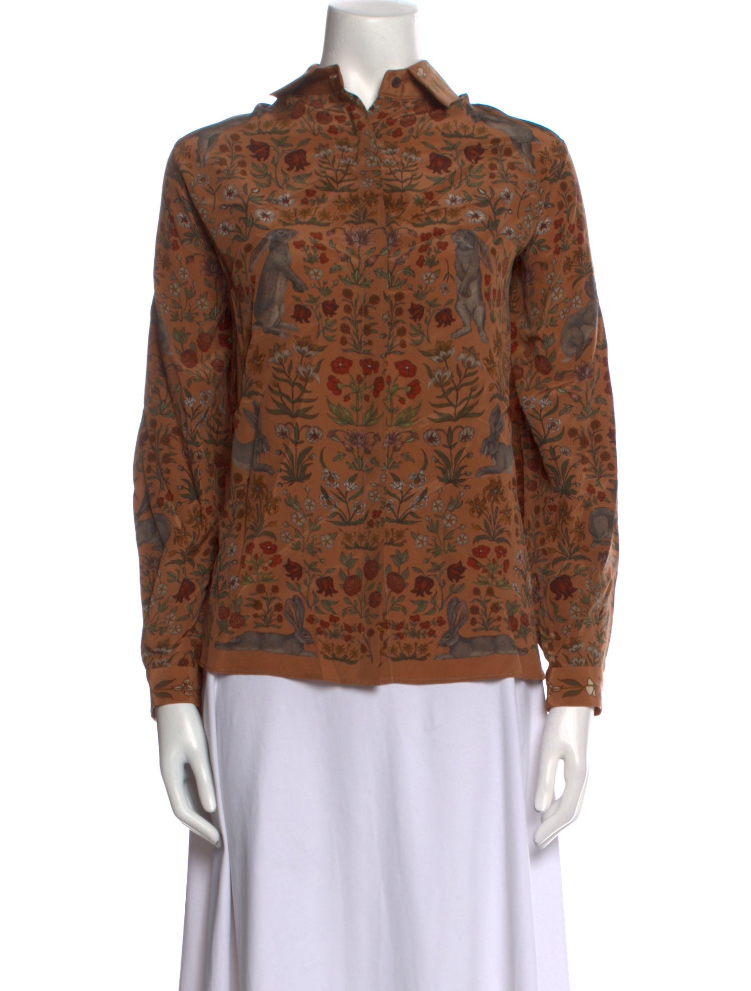 Sabina Savage Silk Paisley Print Blouse