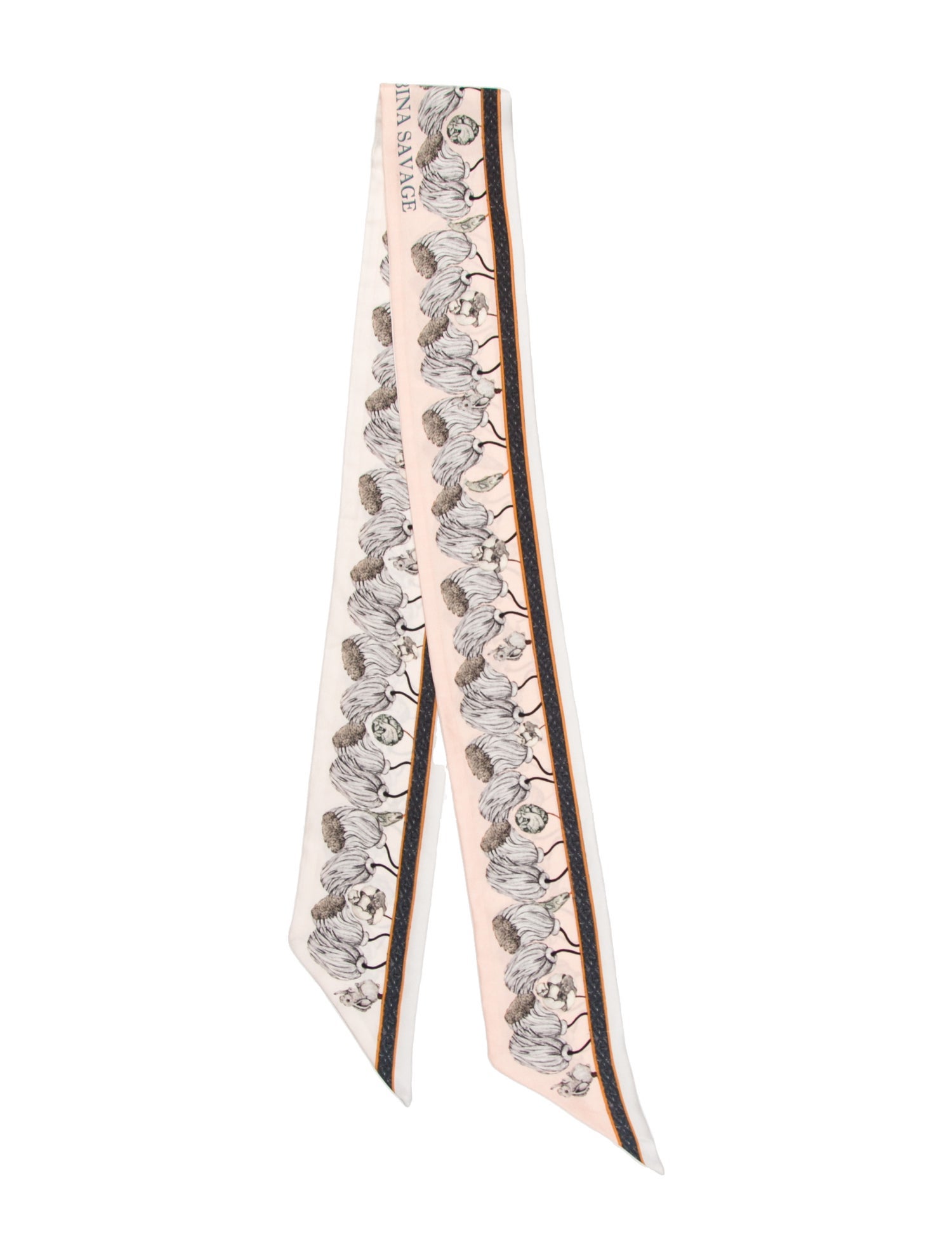 Sabina Savage Silk Floral Print Scarf