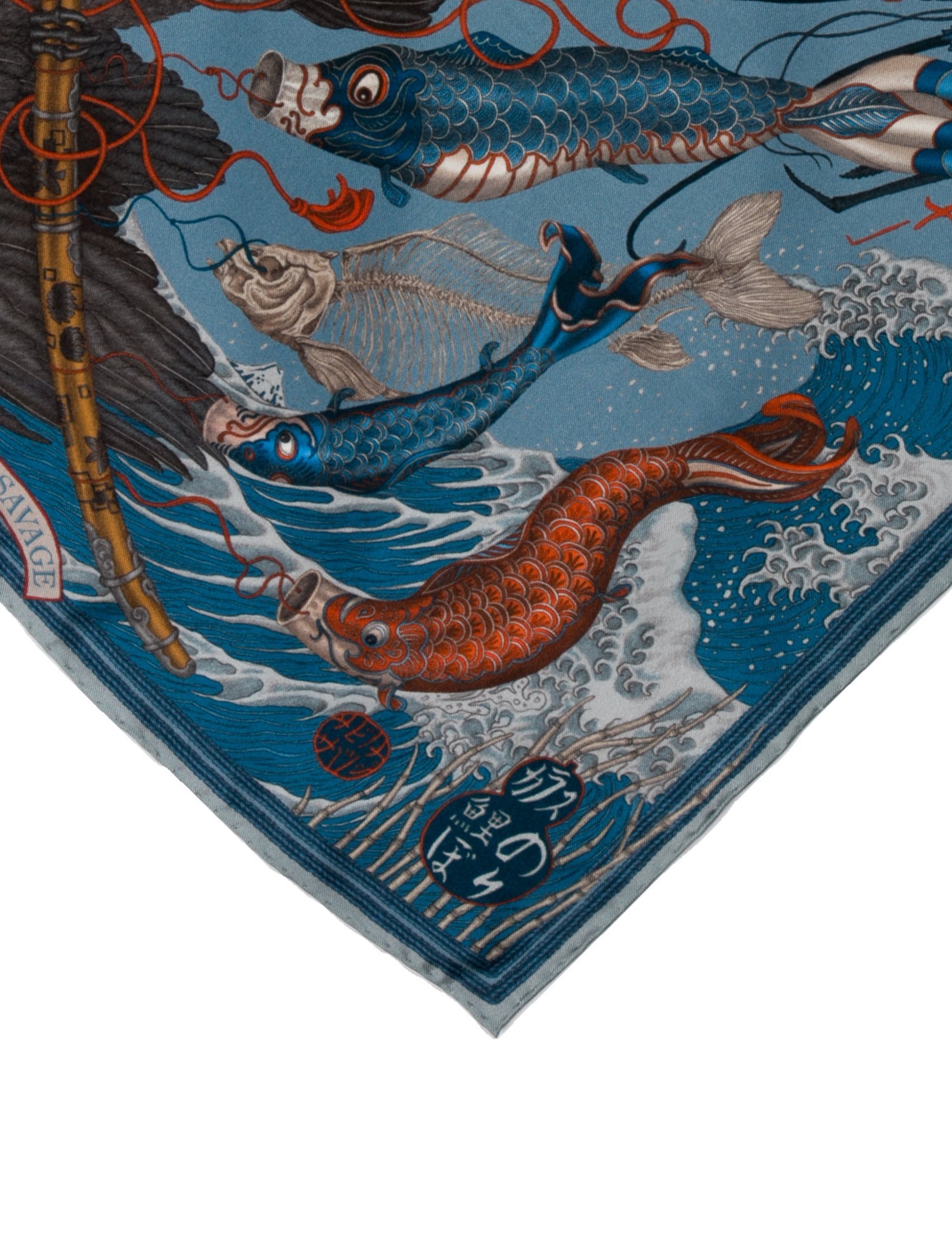 Sabina Savage Silk Printed Scarf