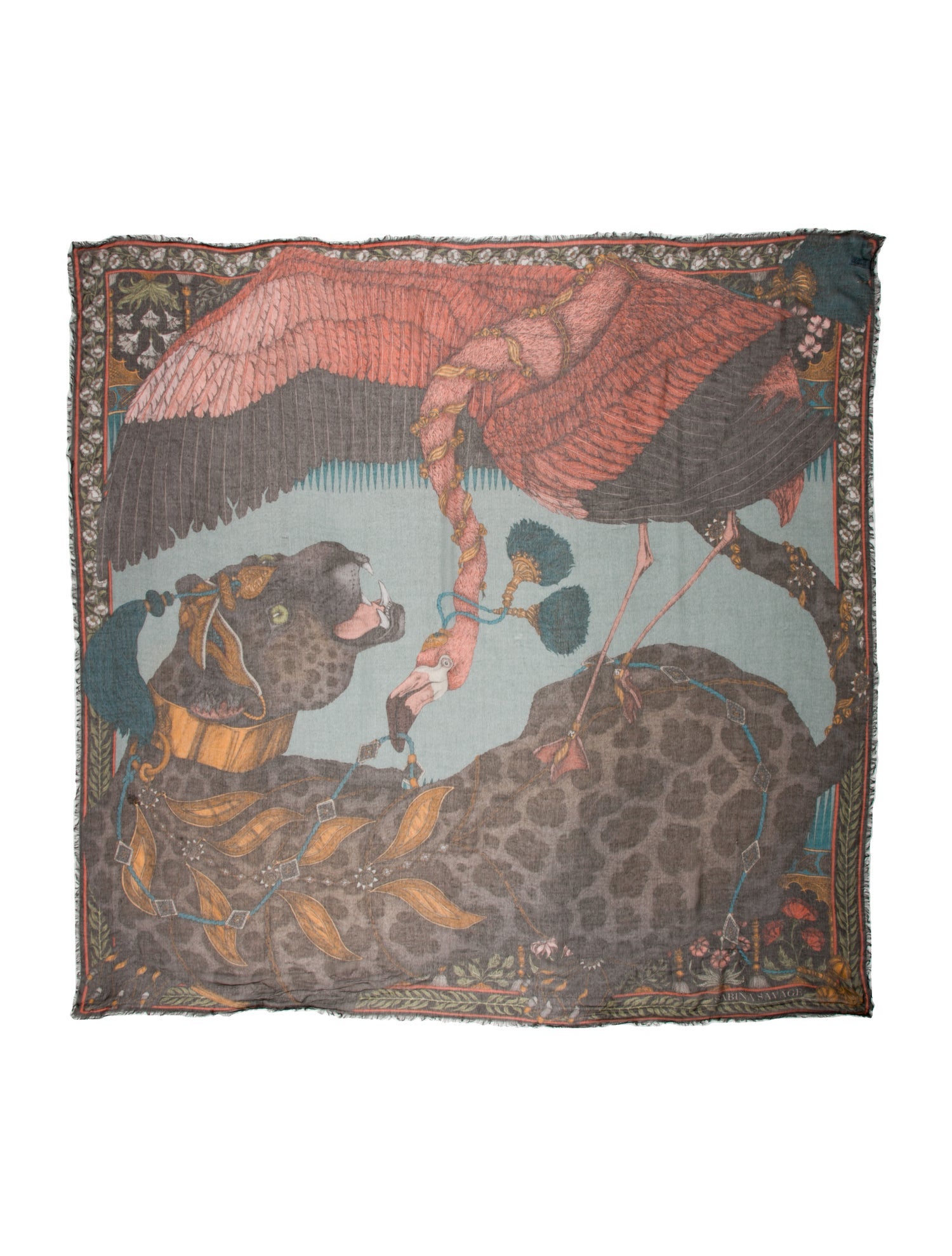 Sabina Savage Printed Scarf