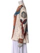 Sabina Savage Silk Printed Button-Up Top