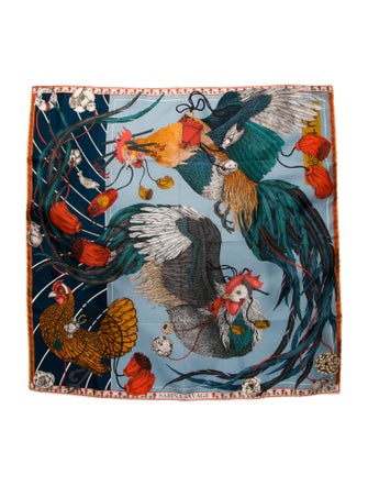 Sabina Savage Silk Printed Scarf