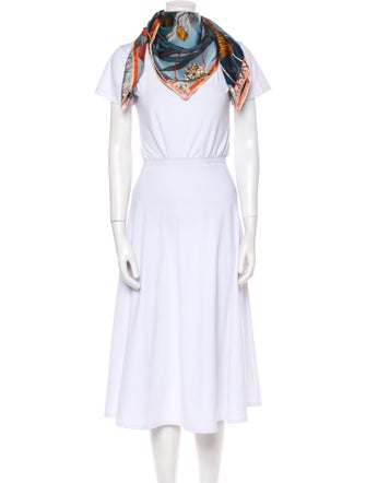 Sabina Savage Silk Printed Scarf