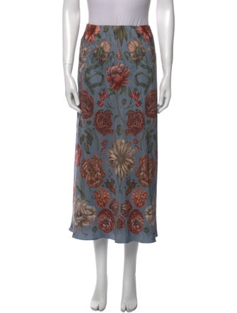 Sabina Savage Silk Midi Length Skirt
