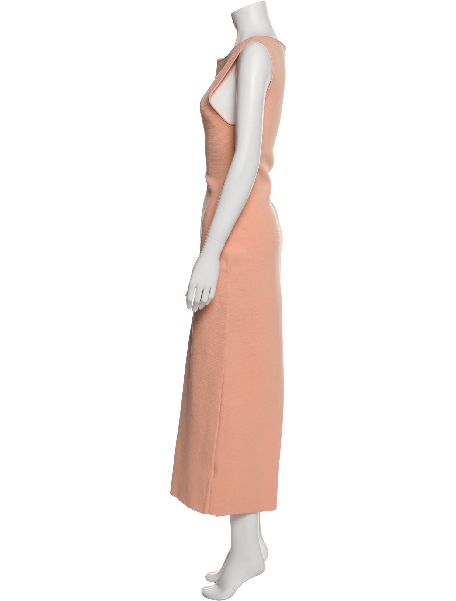House of Campbell Scoop Neck Long Dress