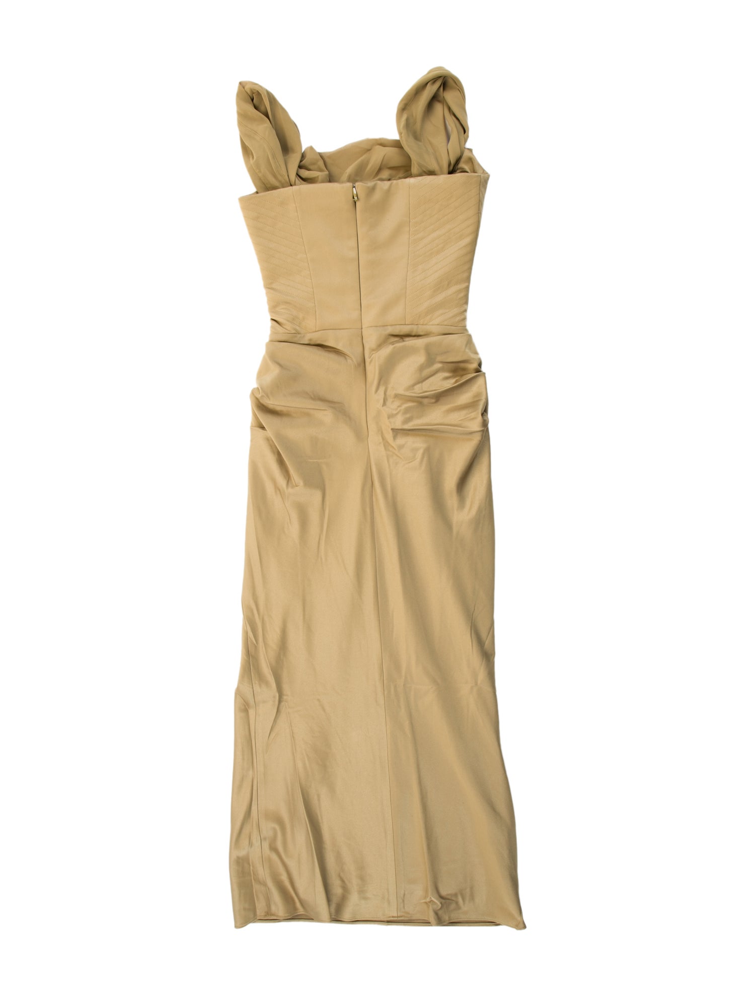 House of Campbell Cowl Neck Long Dress