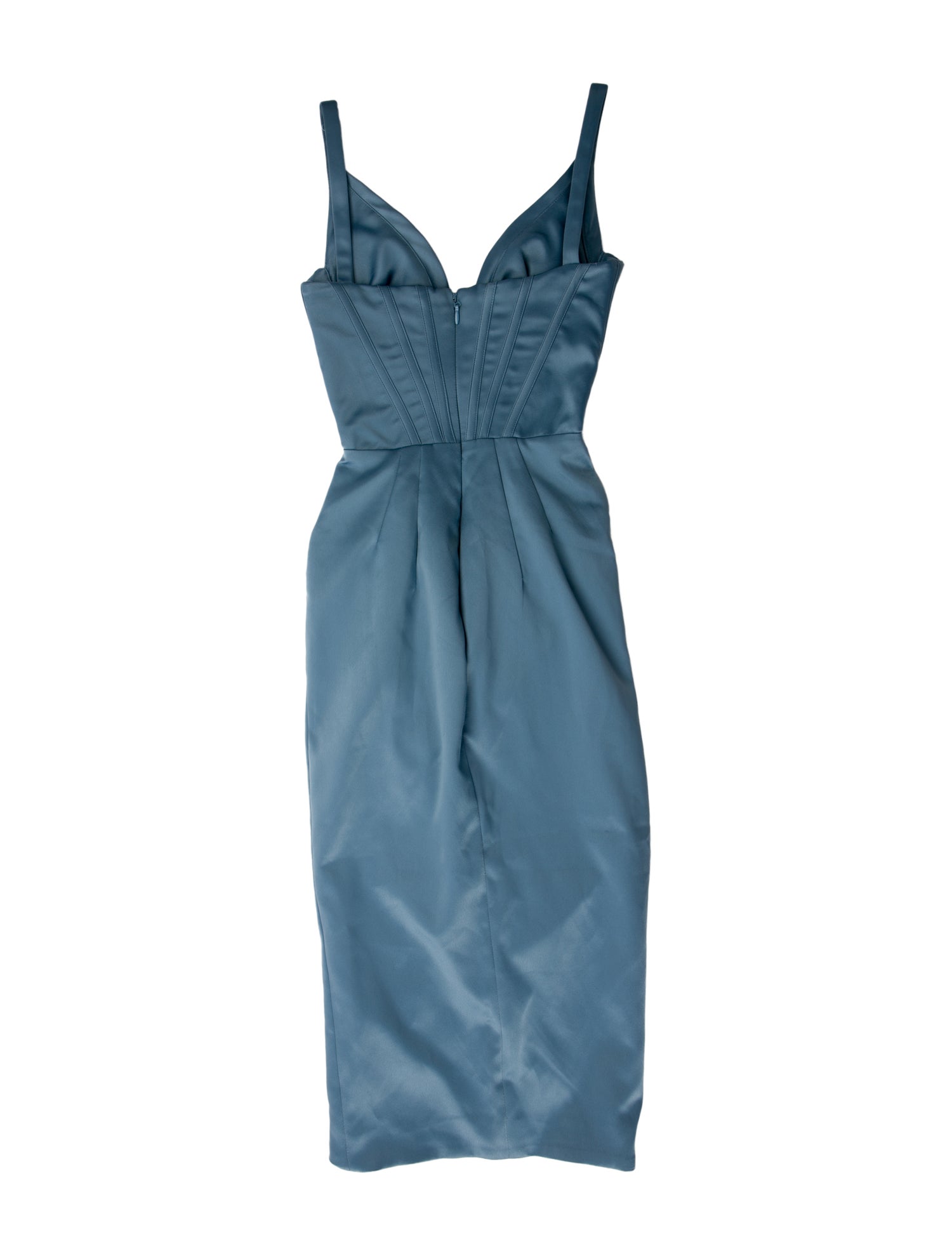 House of Campbell Cowl Neck Midi Length Dress