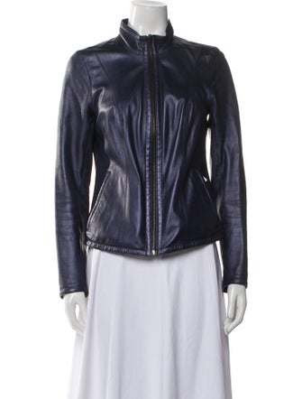 Rossini Leather Biker Jacket