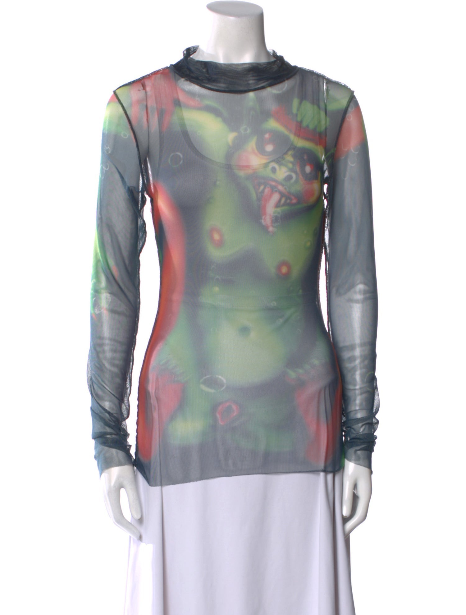 Sigil Scent Printed Cowl Neck Sweatshirt