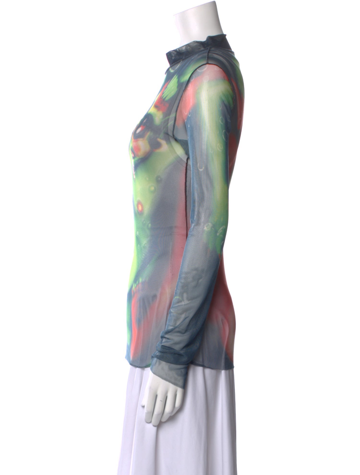 Sigil Scent Printed Cowl Neck Sweatshirt